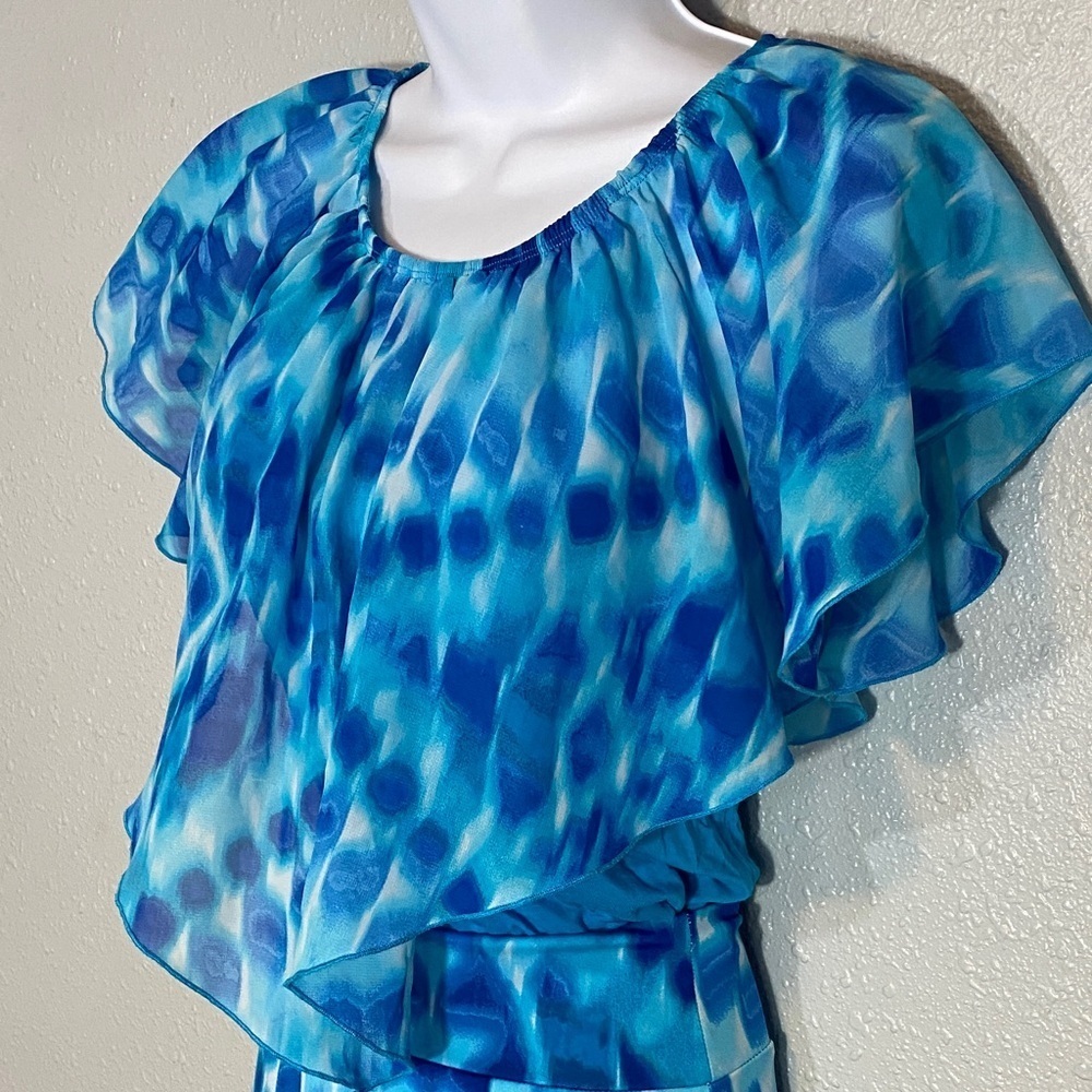 Amy Byer Blue and White Kids Midi Set - Picture 2 of 8